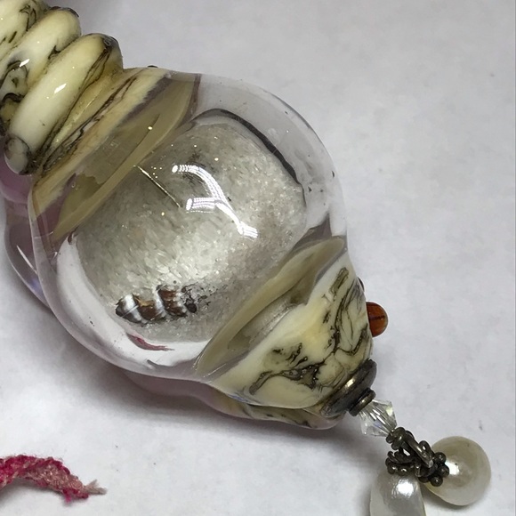 Glass shell sand pendant artisan - Picture 10 of 10